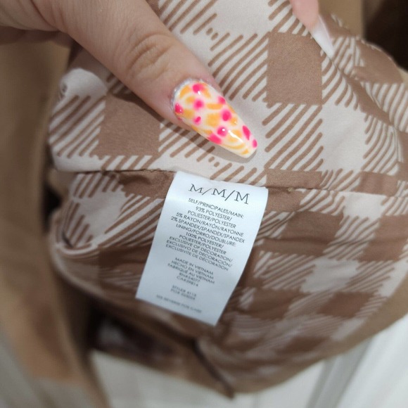 Cabi Womens Coat Heritage Camel Brown Longline Double Breasted Trench Jacket M - Picture 13 of 14